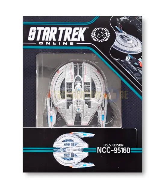 #17 U.S.S. Edison NCC-95160 Federation Temporal Warship Model Diecast Ship STO (Eaglemoss / Star Trek) Real Merch