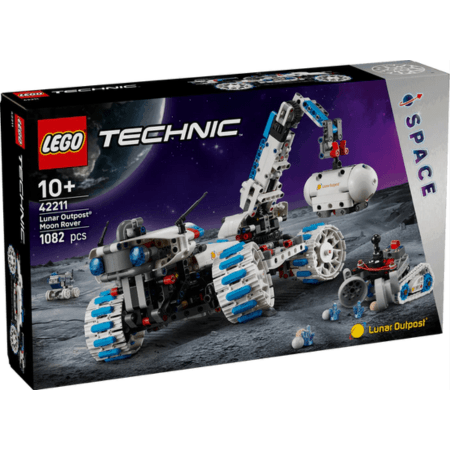 Lego Technic 42211 Lunar Outpost Moon Rover Space Vehicle for Ages 10+ Curious Minds