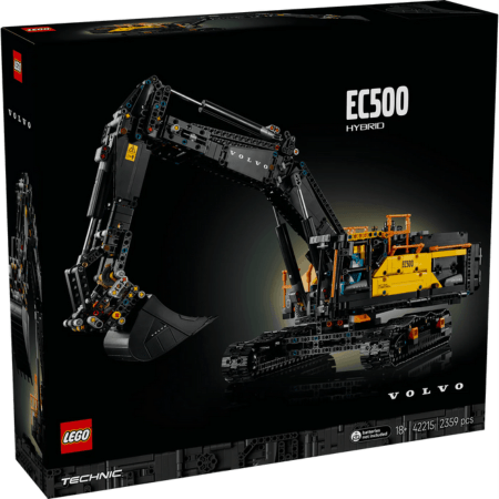 Lego Technic 42215 Volvo EC500 Hybrid Excavator for Adults Ages 18+ Curious Minds