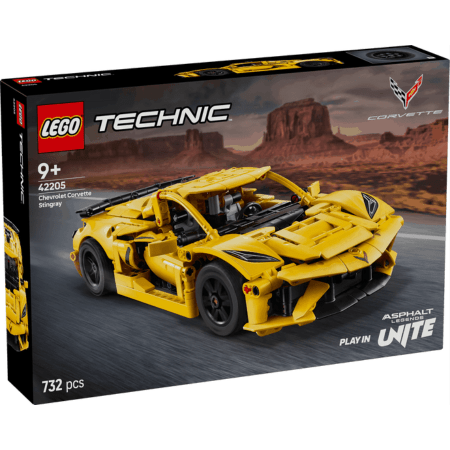Lego Technic 42205 Chevrolet Corvette Stingray Playset for Ages 9 & Up Curious Minds