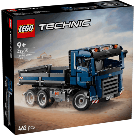 Lego Technic 42203 Tipping Dump Truck Toy Model Set for Ages 9 and Up Curious Minds