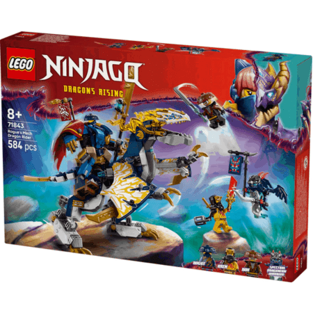 Lego Ninjago 71843 Rogue's Mech Dragon Rider Playset for Ages 8 and Up Curious Minds