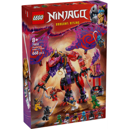 Lego Ninjago 71832 Thunderfang Dragon of Chaos Toy for Ages 8 and Up Curious Minds