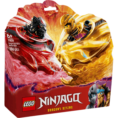 Lego Ninjago 71826 Dragon Spinjitzu Battle Pack Playset for Age 6 & Up Curious Minds