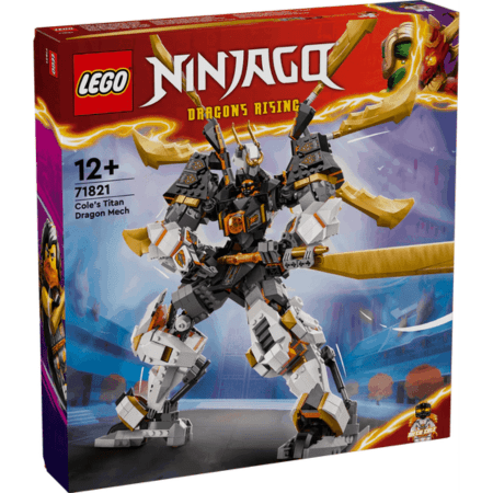 Lego Ninjago 71821 Cole's Titan Dragon Mech Playset for Ages 12 and Up Curious Minds