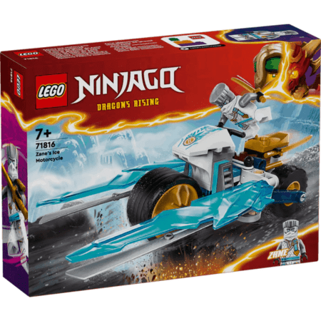 Lego Ninjago 71816 Zane's Ice Motorcycle Toy Playset for Ages 7 and Up Curious Minds