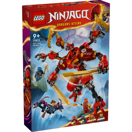 Lego Ninjago 71812 Kai's Ninja Climber Mech Playset for Ages 9 and Up Curious Minds