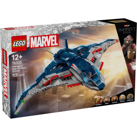 Lego Marvel 76325 Avengers: Age of Ultron Quinjet for Ages 12 and Up Curious Minds