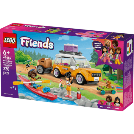 Lego Friends 42659 Friendship Road-Trip Travel Car for Ages 6 and Up Curious Minds