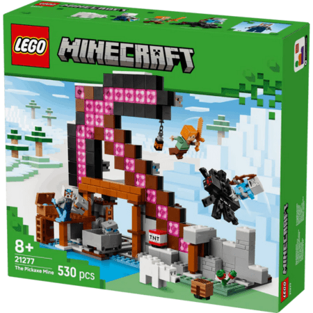 Lego Minecraft 21277 The Pickaxe Mine Buildable Playset for Age 8 & Up Curious Minds
