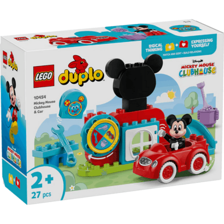 Lego Duplo Disney 10454 Mickey Mouse Clubhouse & Car for Ages 2 and Up Curious Minds