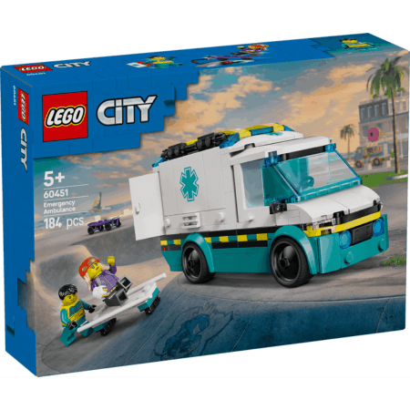 Lego City 60451 Emergency Ambulance Playset for Ages 5 and Up Curious Minds