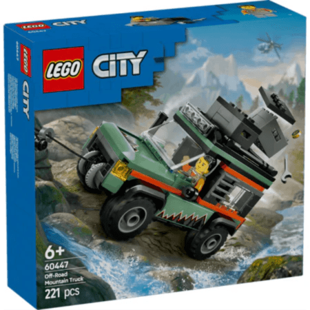Lego City 60447 Off-Road 4x4 Mountain Truck Playset for Ages 6 and Up Curious Minds