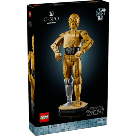 Lego Star Wars 75398 C-3PO Model 25th Anniversary Set for Ages 18 & Up