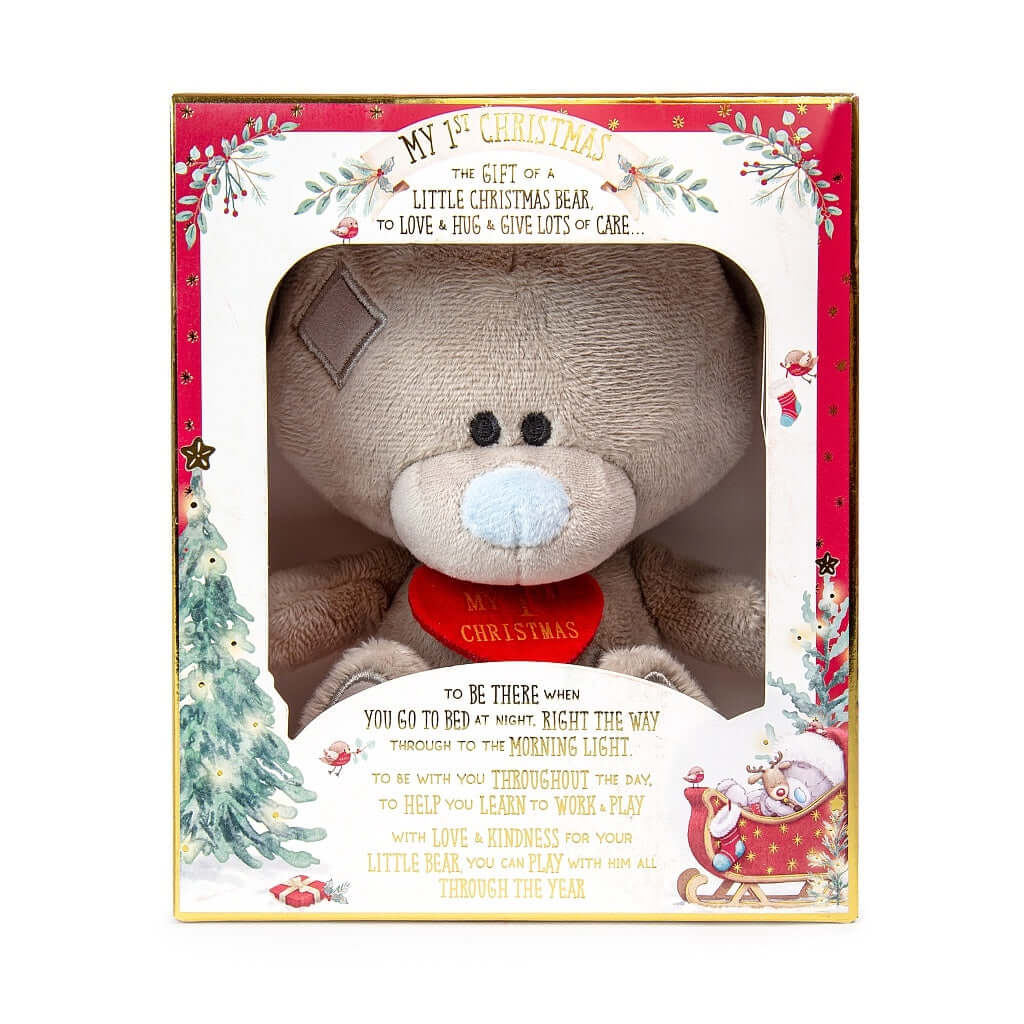 Me to You Tiny Tatty Teddy My First Christmas Bear in Gift Box Carte Blanche