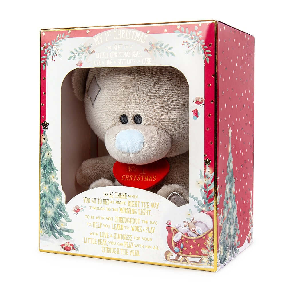 Me to You Tiny Tatty Teddy My First Christmas Bear in Gift Box Carte Blanche