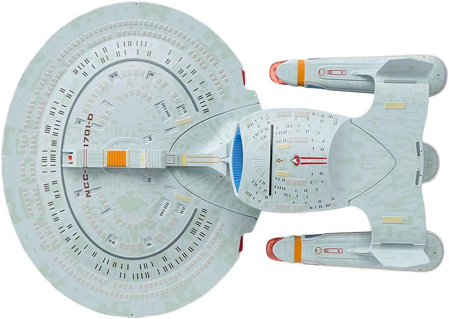#20 Future U.S.S. Enterprise NCC-1701-D ('All Good Things…') XL EDITION Model Diecast Ship (Eaglemoss / Star Trek) Real Merch