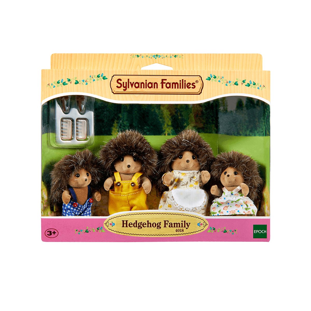 Sylvanian Families Hedgehog Family Toy Playset for Ages 3 and Up Curious Minds