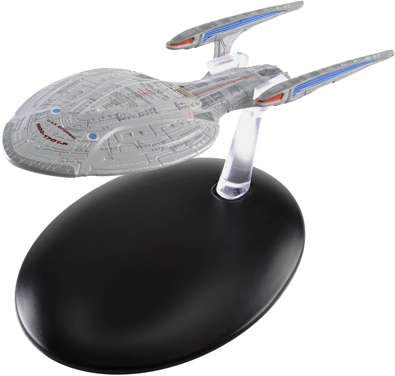 #13 U.S.S. Enterprise NCC-1701-F (Federation Livery) Model Die Cast Ship BONUS ISSUE (Eaglemoss / Star Trek) Real Merch