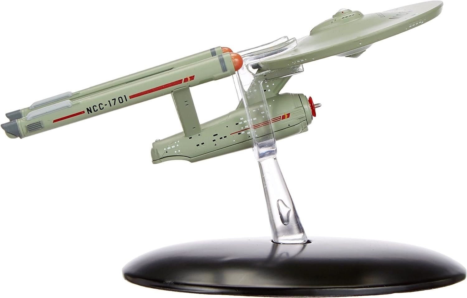 #50 U.S.S. Enterprise NCC-1701 (Constitution-class) TOS Die-cast Model Ship (Star Trek / Eaglemoss) Real Merch
