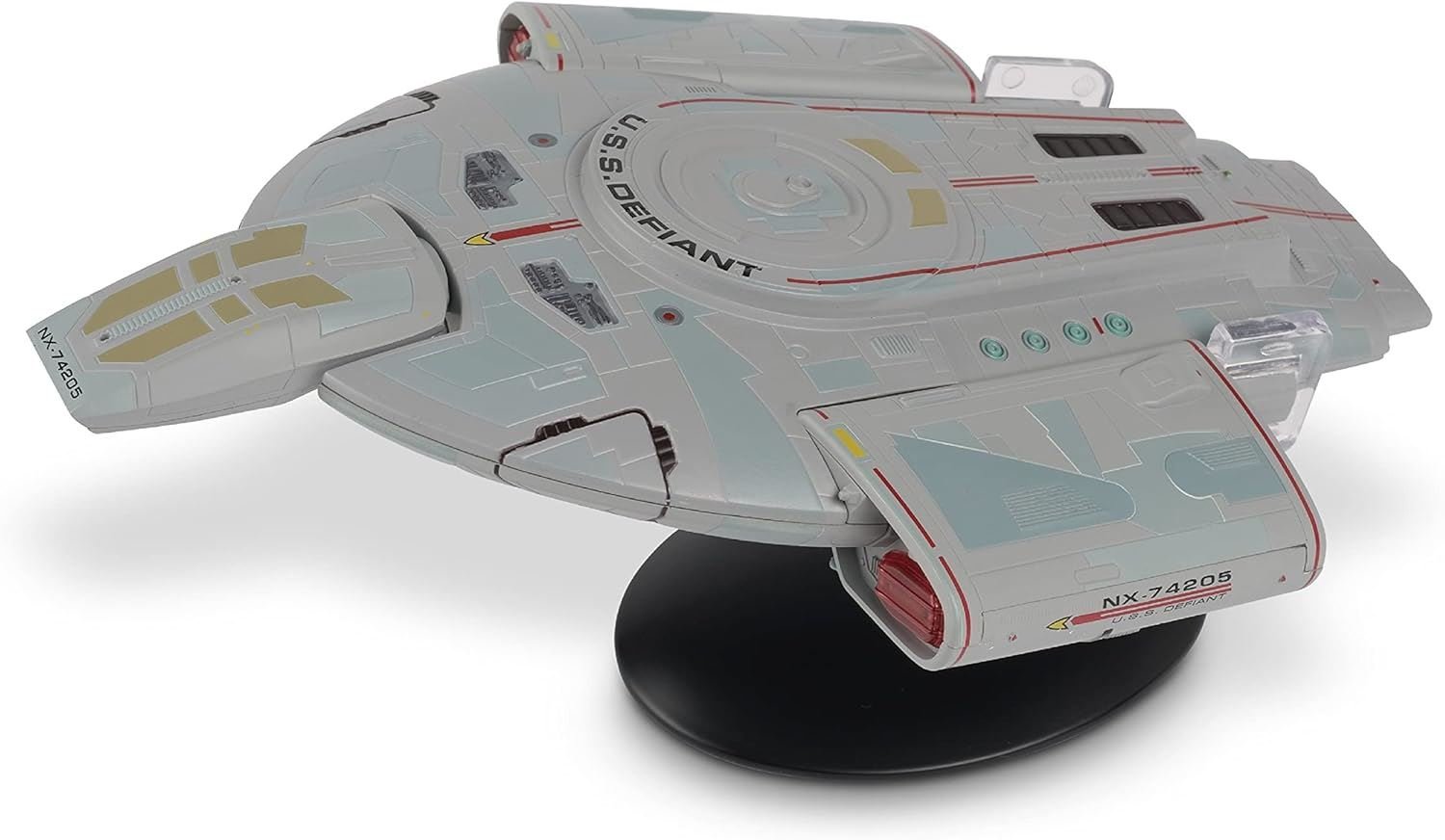 #07 U.S.S. Defiant NX-74205 XL EDITION Model Die Cast Ship (Eaglemoss / Star Trek) Real Merch