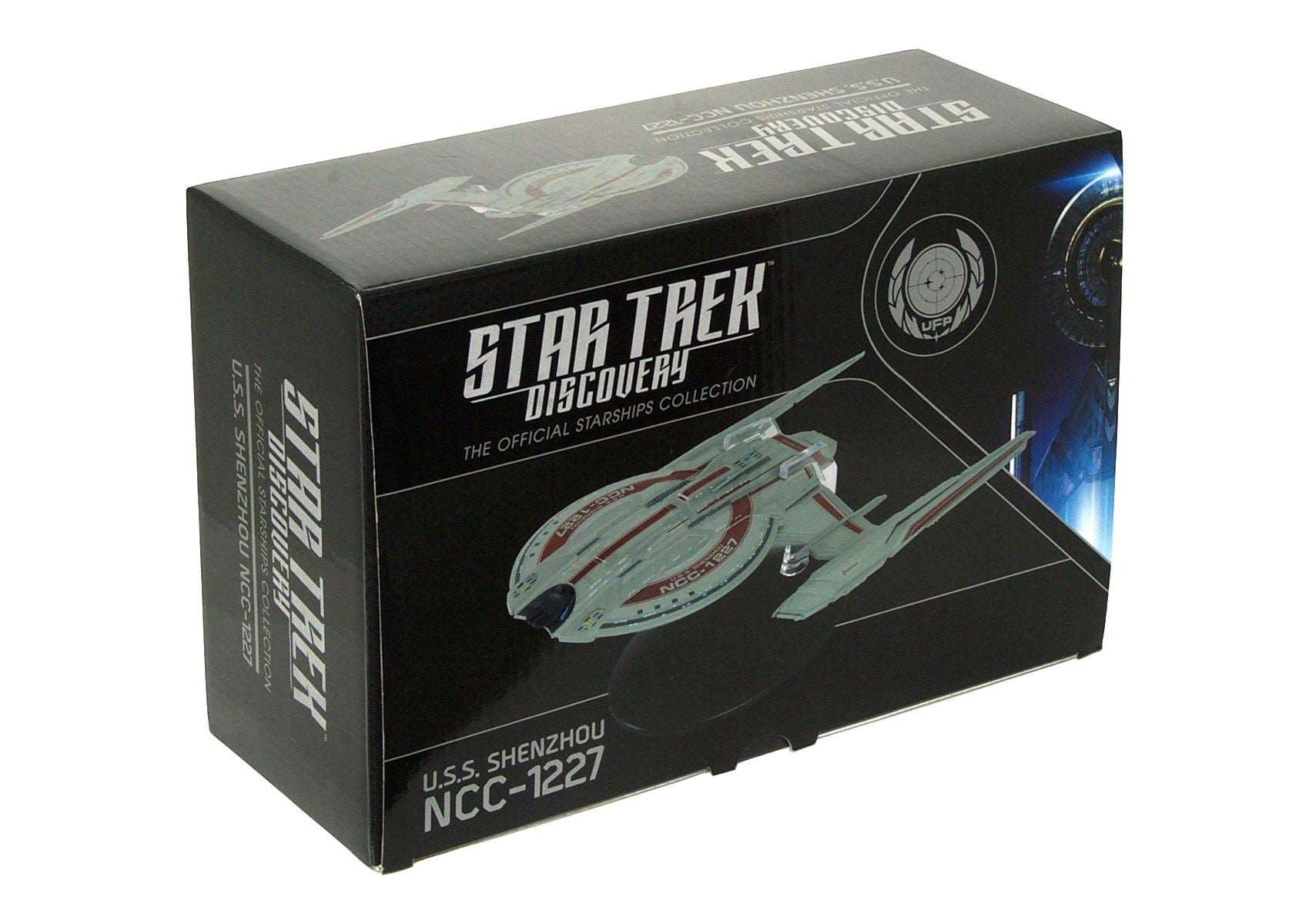 #01 U.S.S. Shenzhou NCC-1227 (Walker class) Discovery Ship Model Die Cast Starship (Eaglemoss / Star Trek) Real Merch