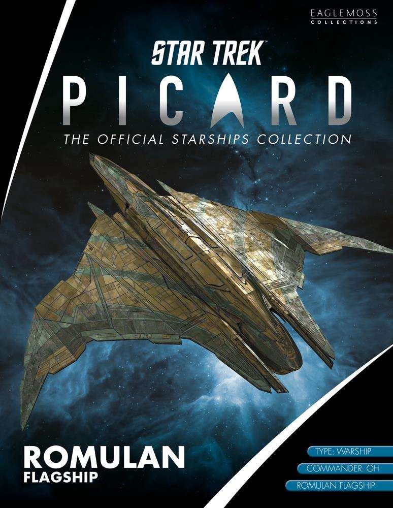#08 Romulan Flagship Model Diecast Ship Picard ST Universe (Eaglemoss / Star Trek) Real Merch