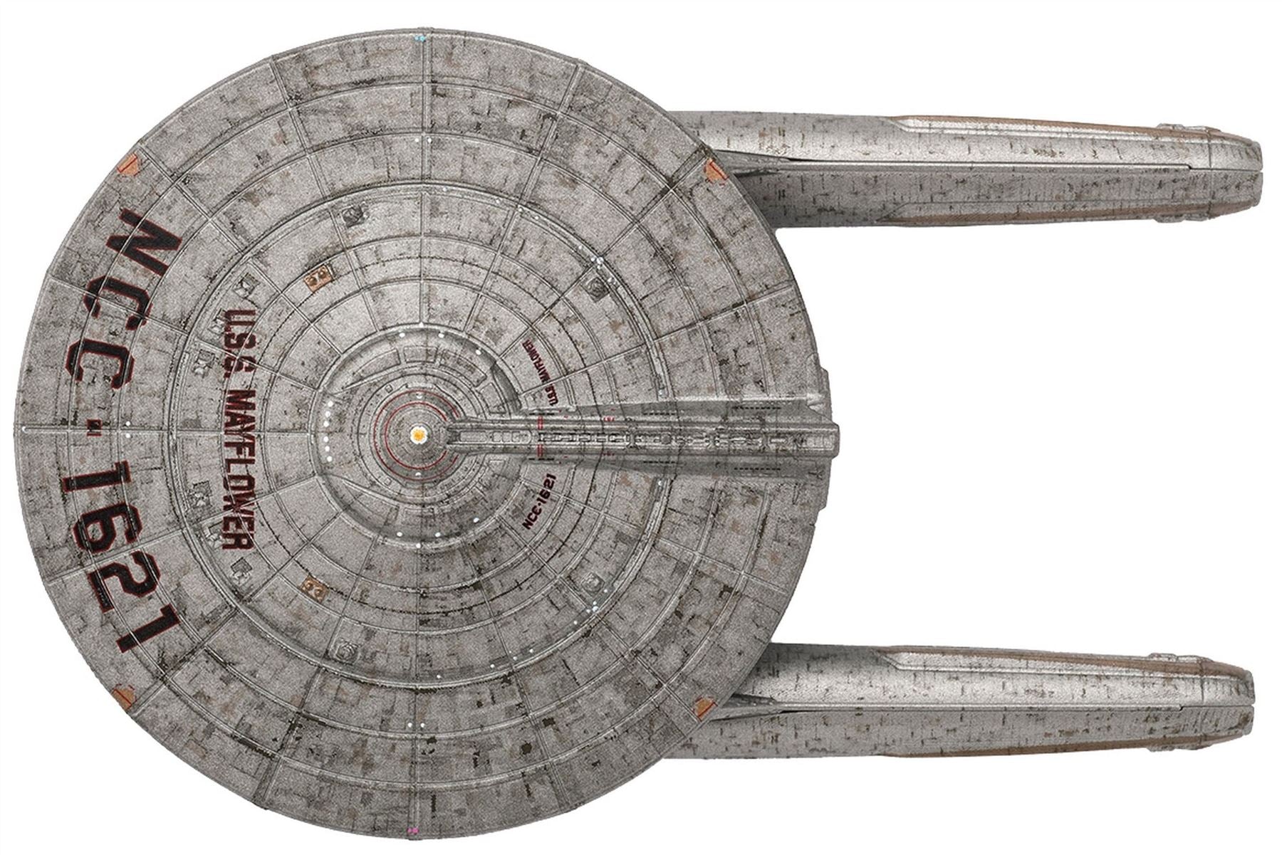 #27 U.S.S. Mayflower NCC-1621 (Mayflower-type) Starship Diecast Model Ship BONUS ISSUE (Eaglemoss / Star Trek) Real Merch