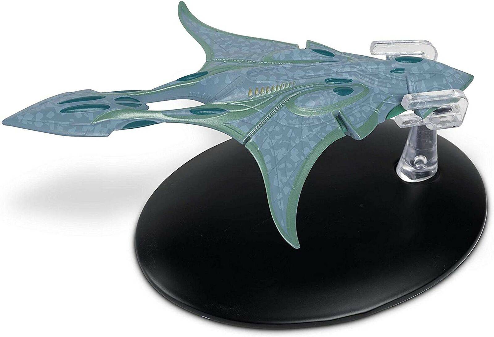 #65 Xindi-Aquatic Cruiser Starship Die-Cast Model (Eaglemoss / Star Trek) Real Merch