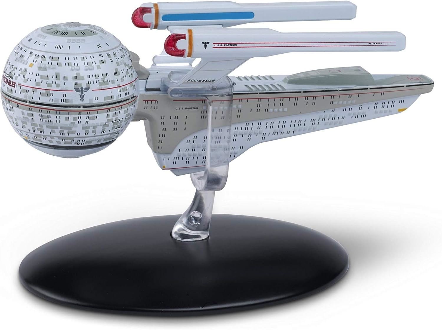 #42 U.S.S. Pasteur NCC-58925 (Olympic-Class) Model Die Cast Ship (Eaglemoss / Star Trek) Real Merch