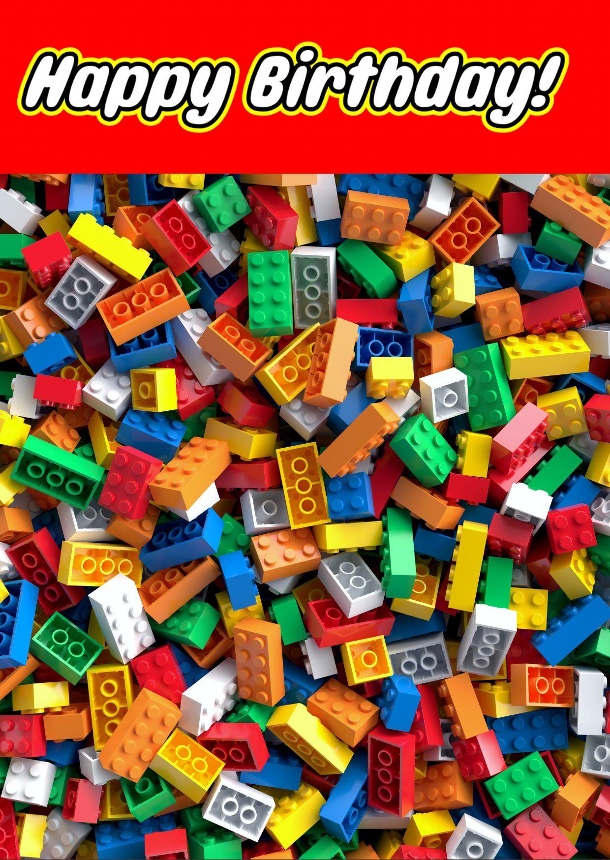 Curious Minds Building Bricks Children's Birthday Card (105 x 148 mm) Curious Minds