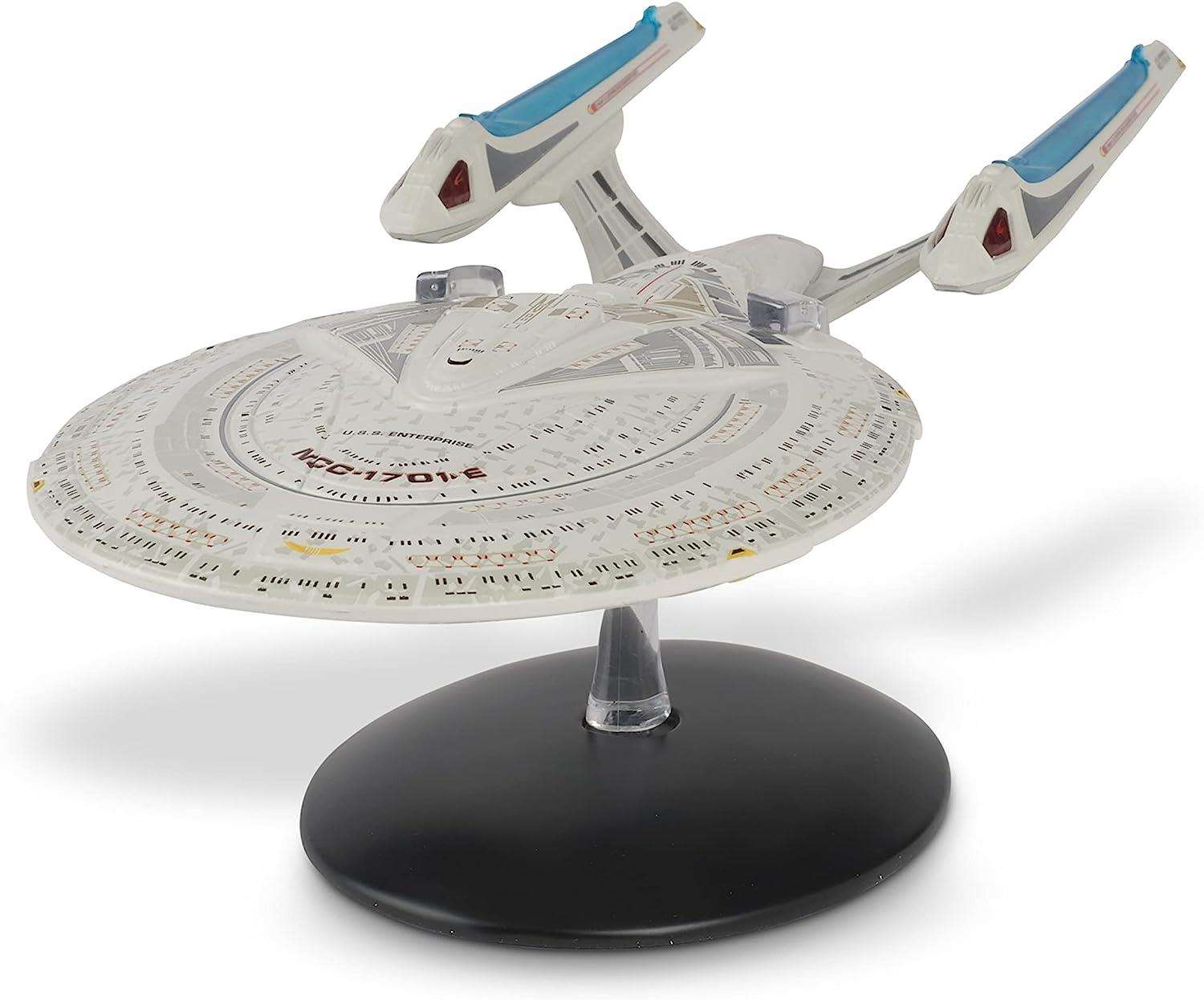 #03 U.S.S. Enterprise NCC-1701-E (Sovereign-class) XL EDITION Ship Model Die Cast Starship (Eaglemoss / Star Trek) Real Merch
