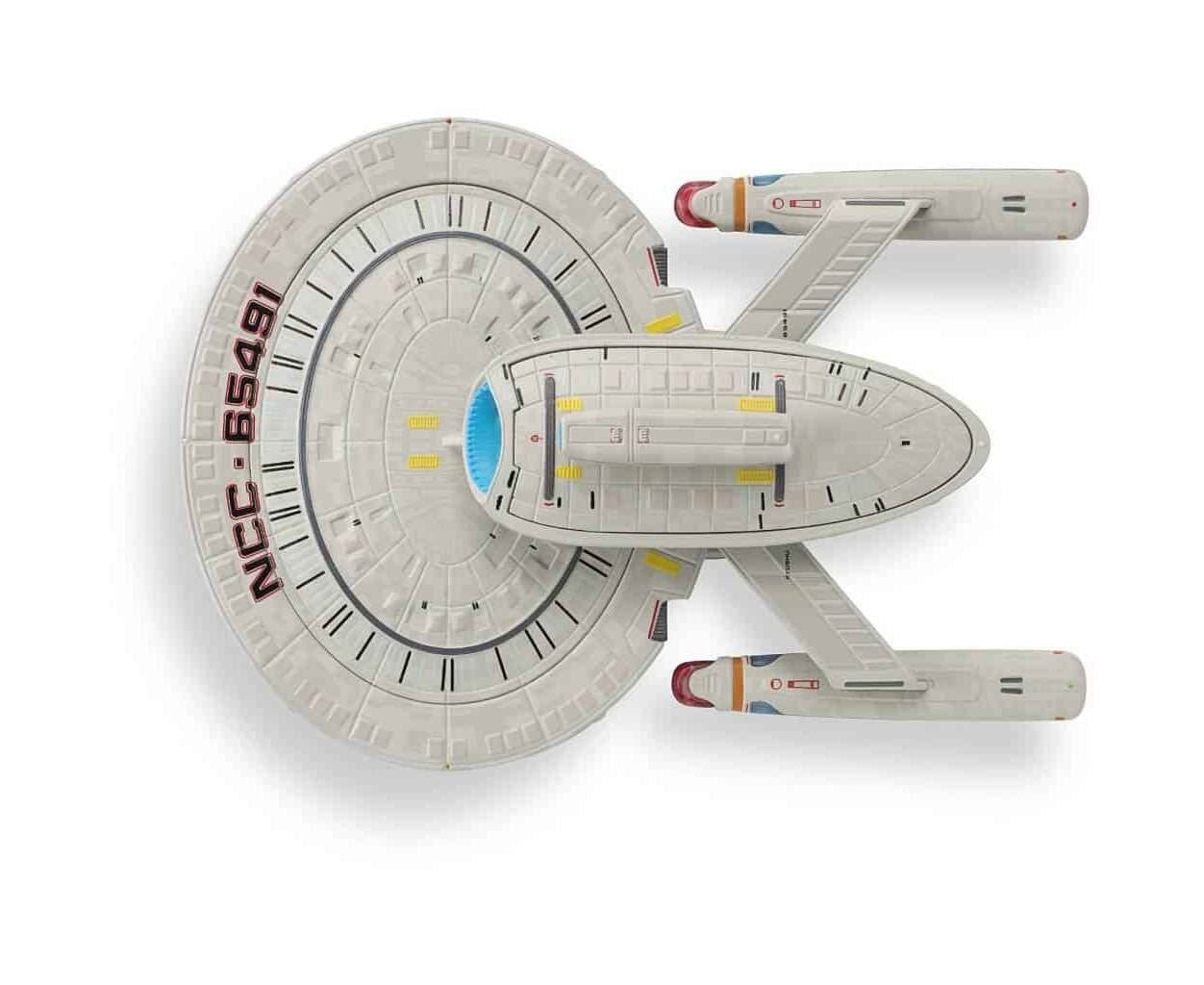 #95 U.S.S. Kyushu (New Orleans Class) Model Die Cast Ship STDC095 (Eaglemoss / Star Trek) Real Merch