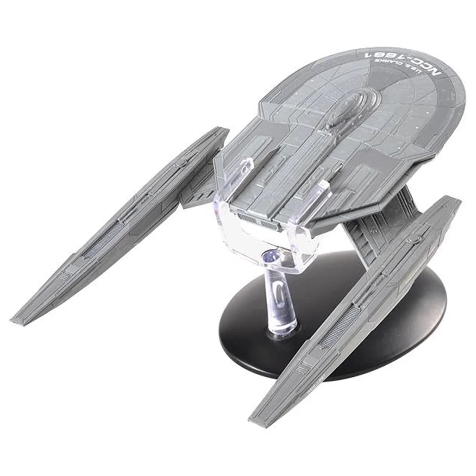#09 U.S.S. Clarke NCC-1661 (Malachowski-class) Discovery Diecast Model Ship (Eaglemoss / Star Trek) Real Merch