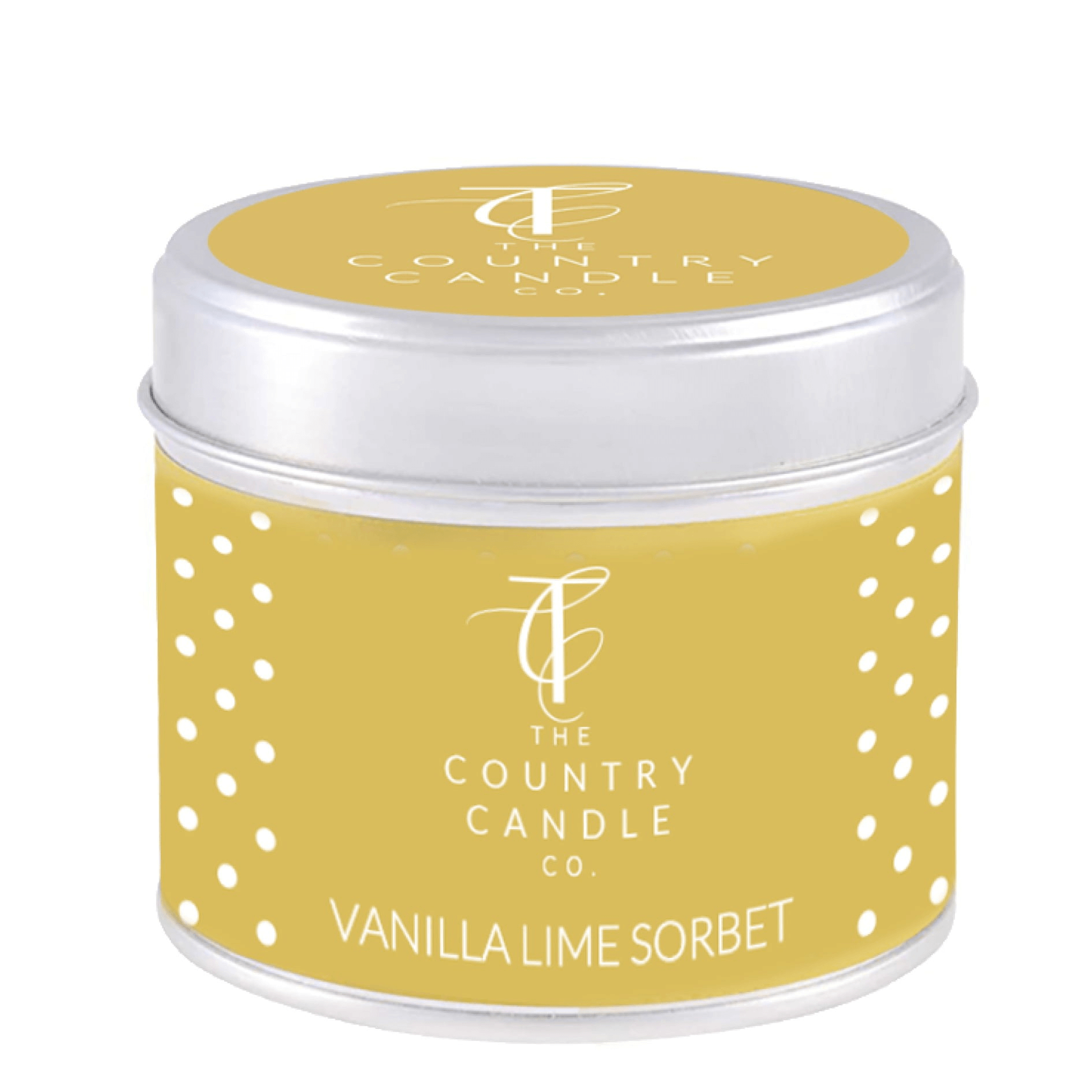 The Country Candle Co. QUINTESSENTIAL – Vanilla Lime Sorbet Tin Candle - 180g The Country Candle Co.