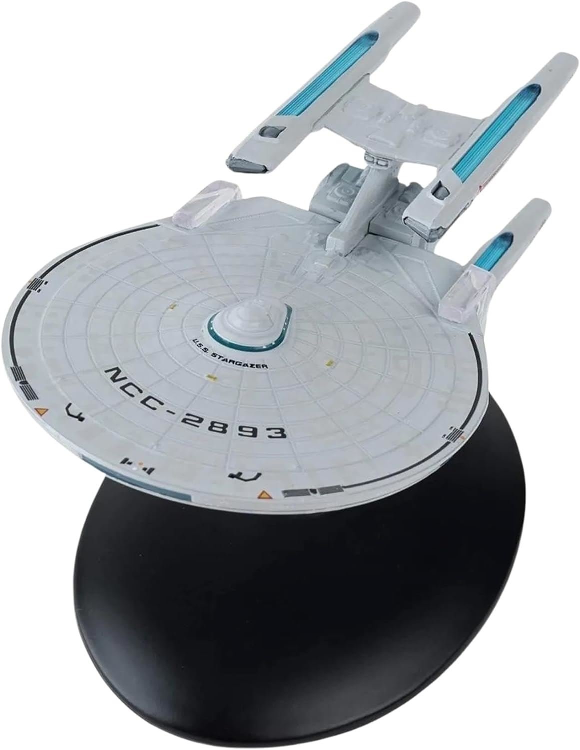 #19 U.S.S. Stargazer NCC-2893 (Constellation-class) CMC Diecast Model Ship (Eaglemoss / Star Trek) Real Merch