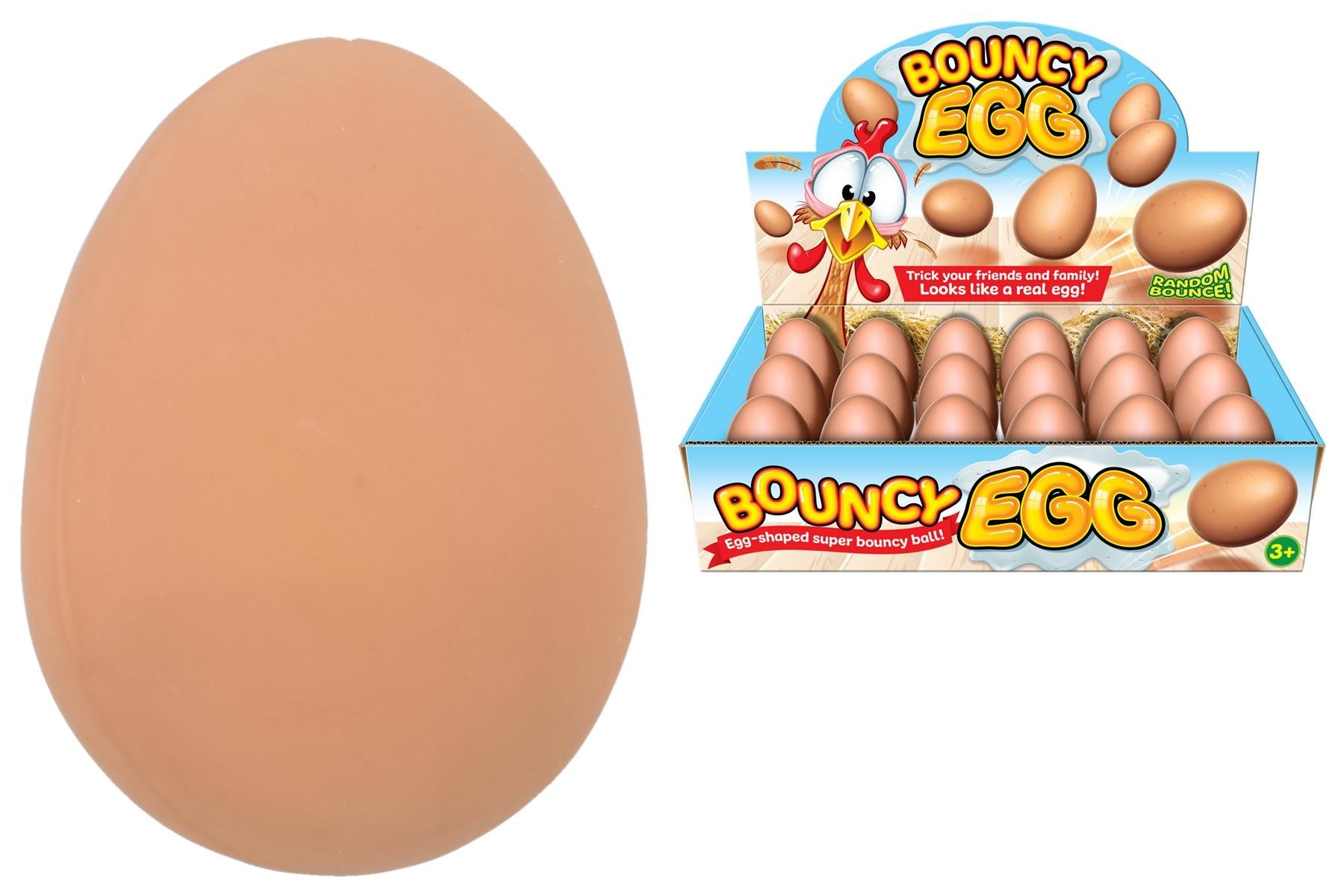 Children's Super Fun Egg-Shaped Bouncy Ball Curious Minds