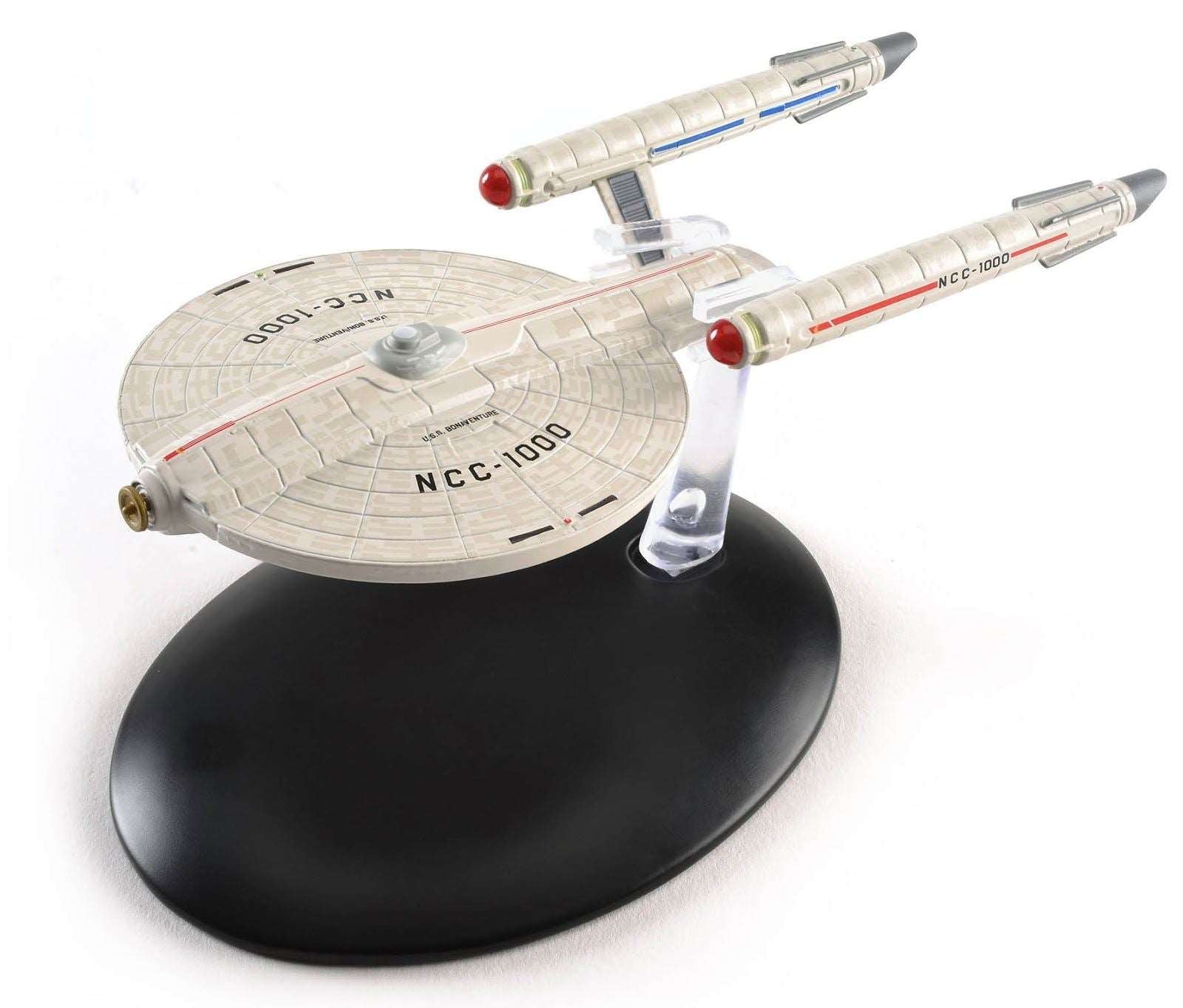 #12 U.S.S. Bonaventure NCC-1000 Model Diecast Ship BONUS ISSUE (Eaglemoss / Star Trek) Real Merch