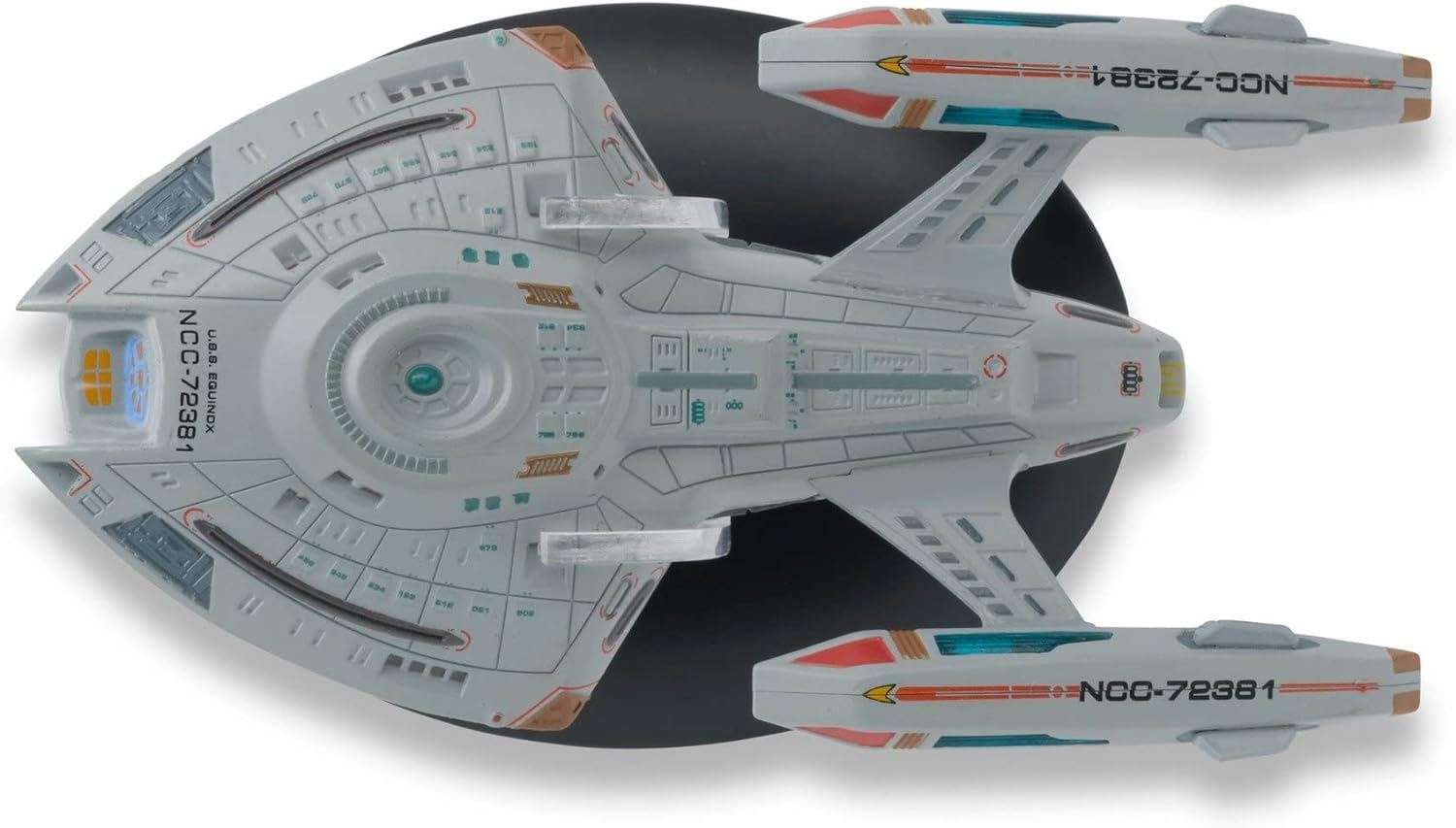 #15 / #7 U.S.S Equinox NCC-72381 Diecast Model Ship Window Boxed (Star Trek / Eaglemoss) Real Merch