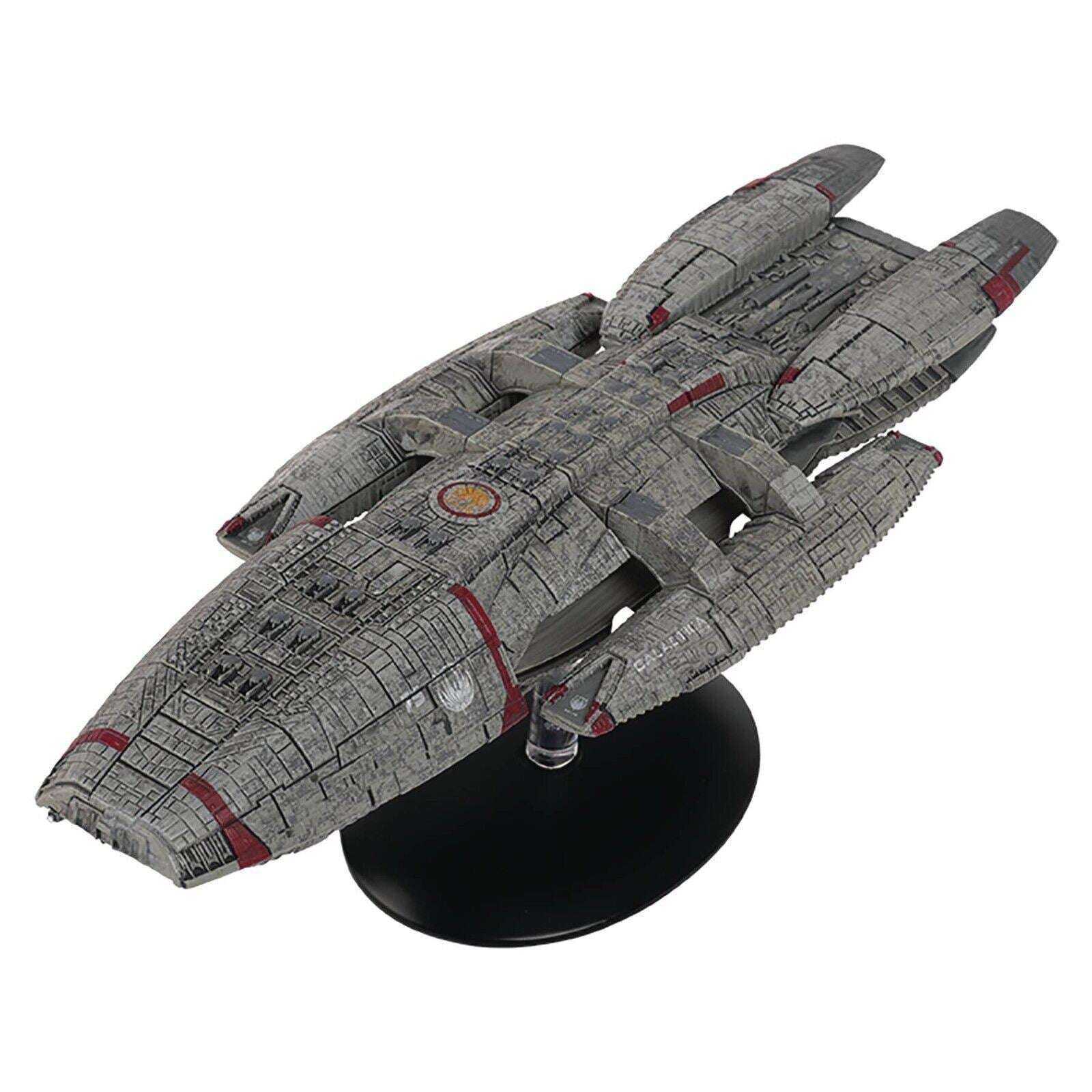 #23 Battlestar Galactica (Blood & Chrome) Model Diecast Ship (Eaglemoss / Battlestar Galactica) Real Merch