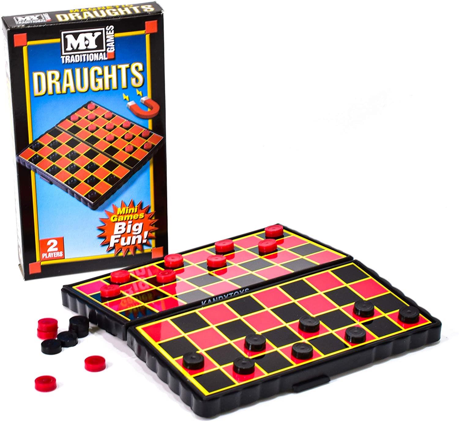 Magnetic Travel Games: Ludo, Chess, Draughts, Snakes & Ladders (SINGLE) Curious Minds