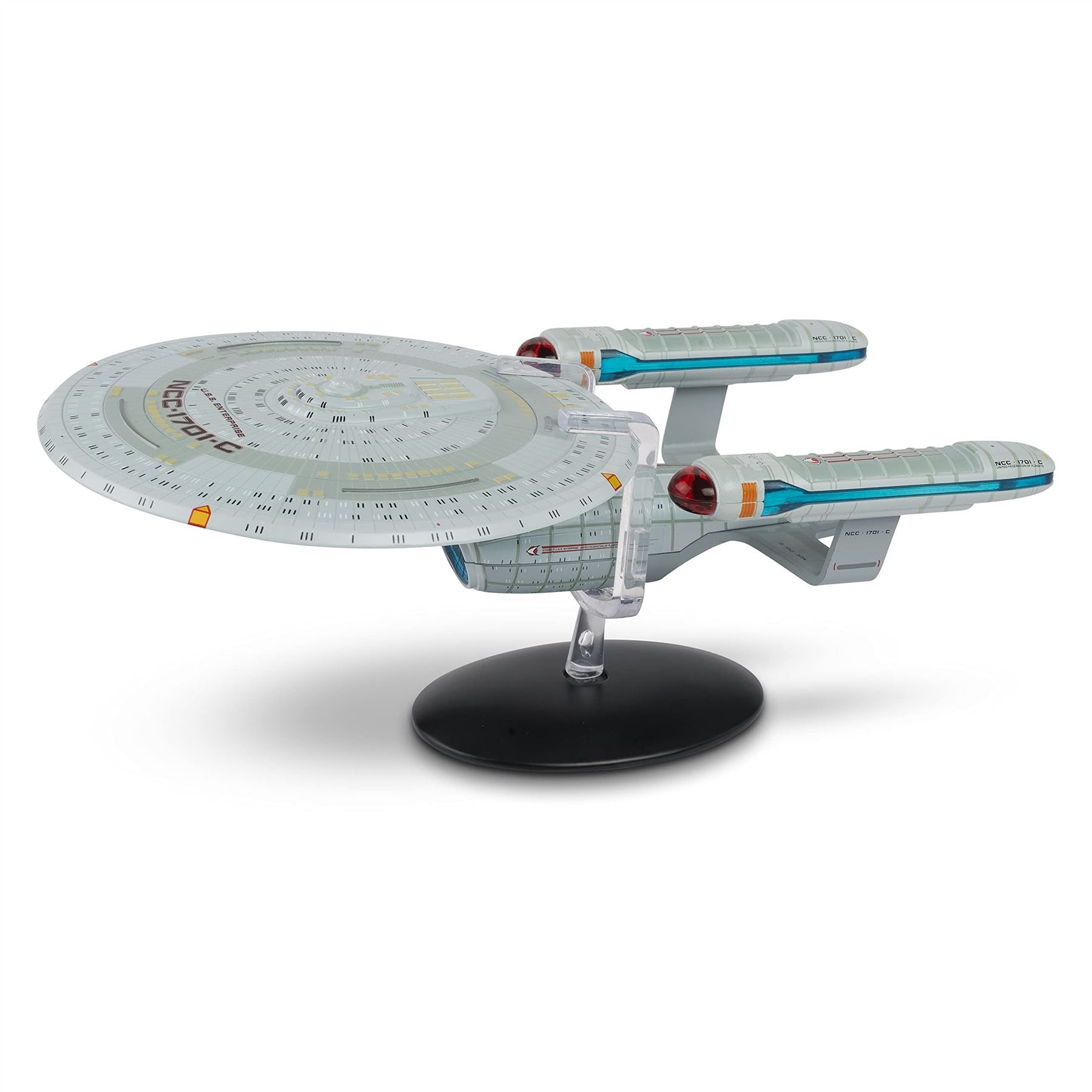#10 U.S.S. Enterprise NCC-1701-C XL EDITION Model Die Cast Ship (Eaglemoss / Star Trek) Real Merch