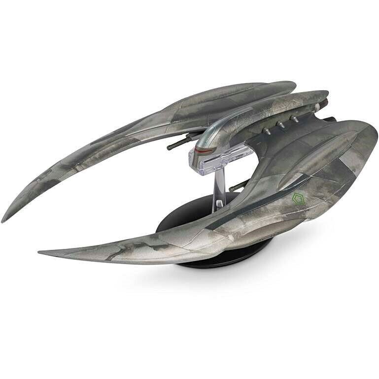 #02 Modern Cylon Raider (2004 Series) Model Diecast Ship (Eaglemoss / Battlestar Galactica) Real Merch