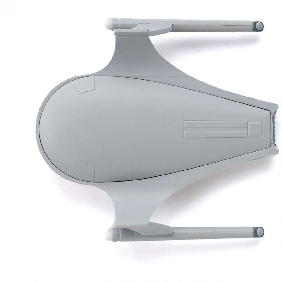#18 U.S.S. Enterprise Shuttlecraft NCC-1701 / 5 "Al-Biruni" Matt Jefferies Shuttle Concept (TOS) Model Diecast Ship (Eaglemoss / Star Trek) Real Merch