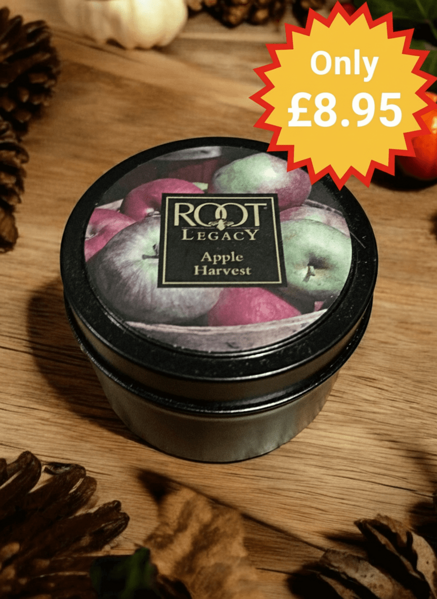 Root Legacy - Apple Harvest 4oz Tin Candle Root