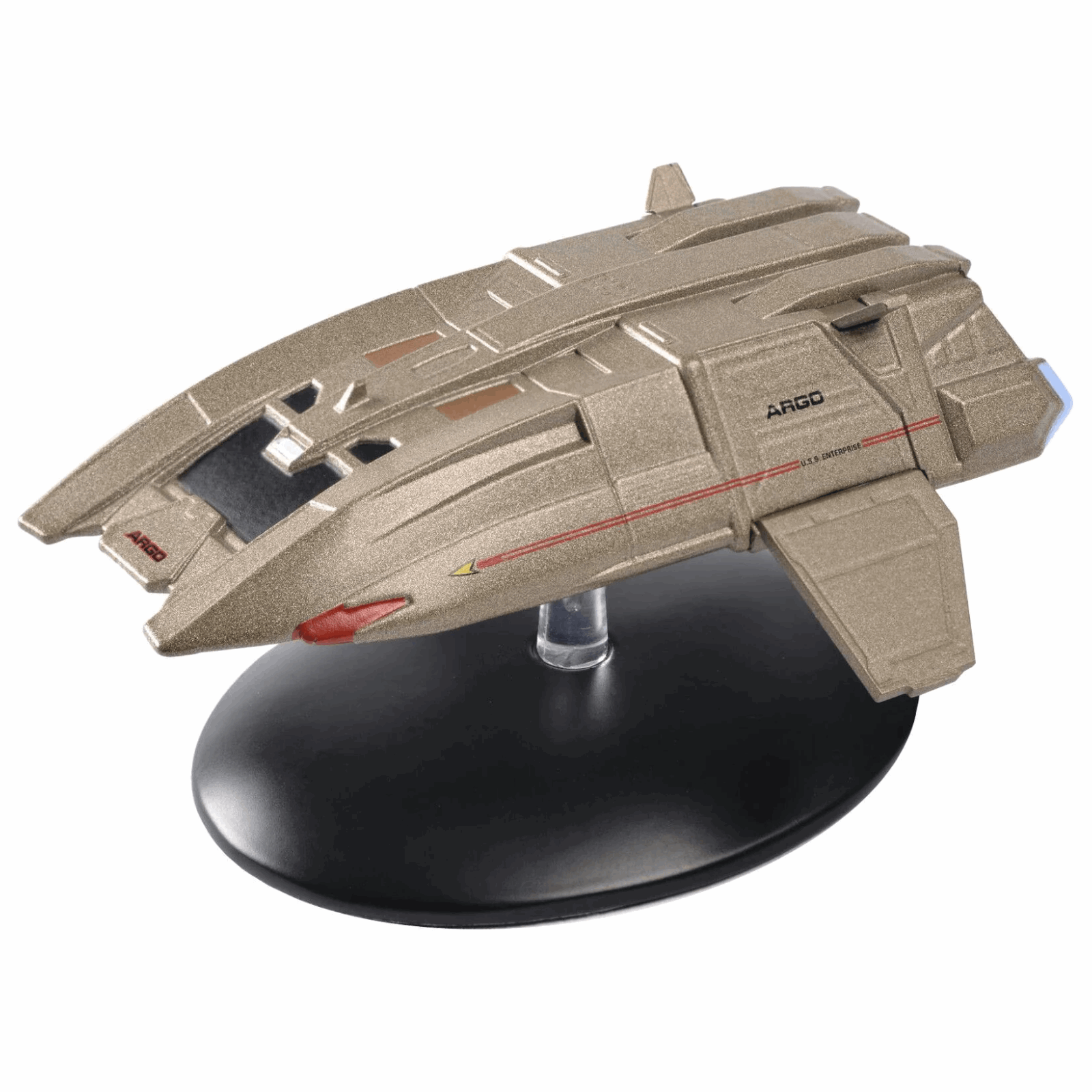 #09 Type-17 Cargo Shuttlecraft "Argo" Model Diecast Ship (Eaglemoss / Star Trek) Real Merch