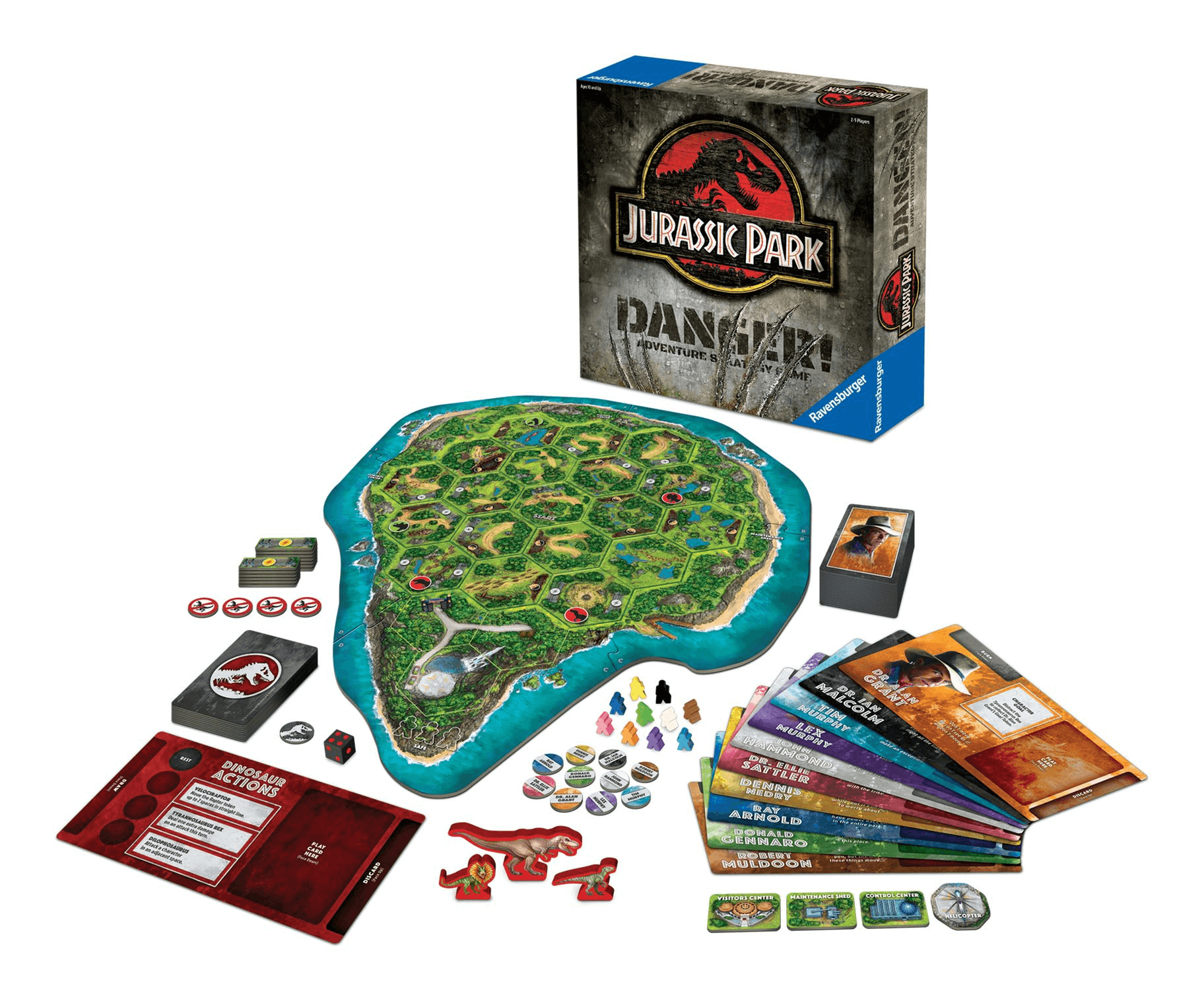 Jurassic Park - Danger Adventure Strategy Game Ravensburger