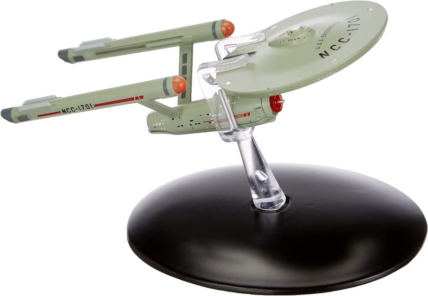 #50 U.S.S. Enterprise NCC-1701 (Constitution-class) TOS Die-cast Model Ship (Star Trek / Eaglemoss) Real Merch