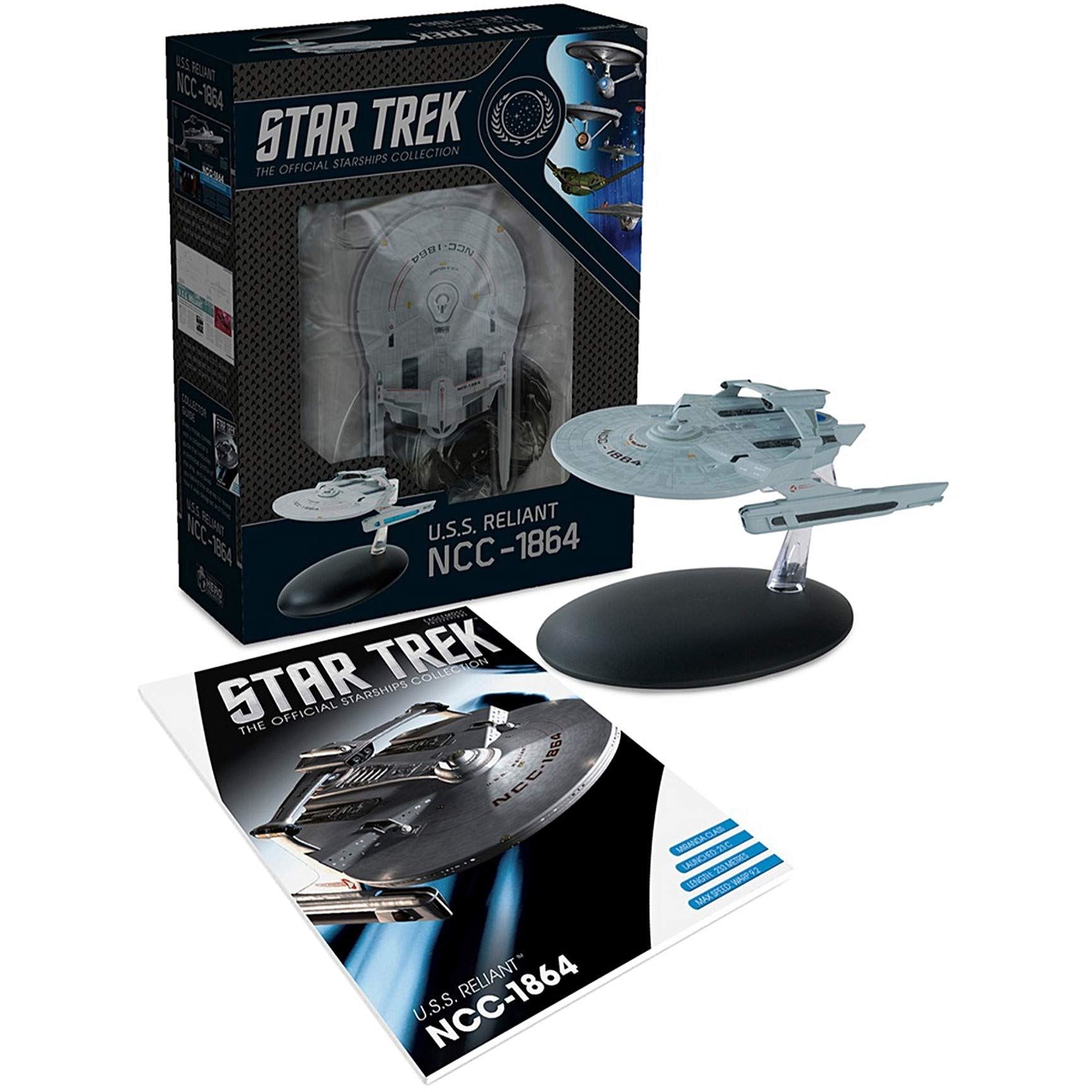 #11 U.S.S. Reliant NCC-1864 (Miranda class) Model Diecast Ship (Eaglemoss / Star Trek) Real Merch