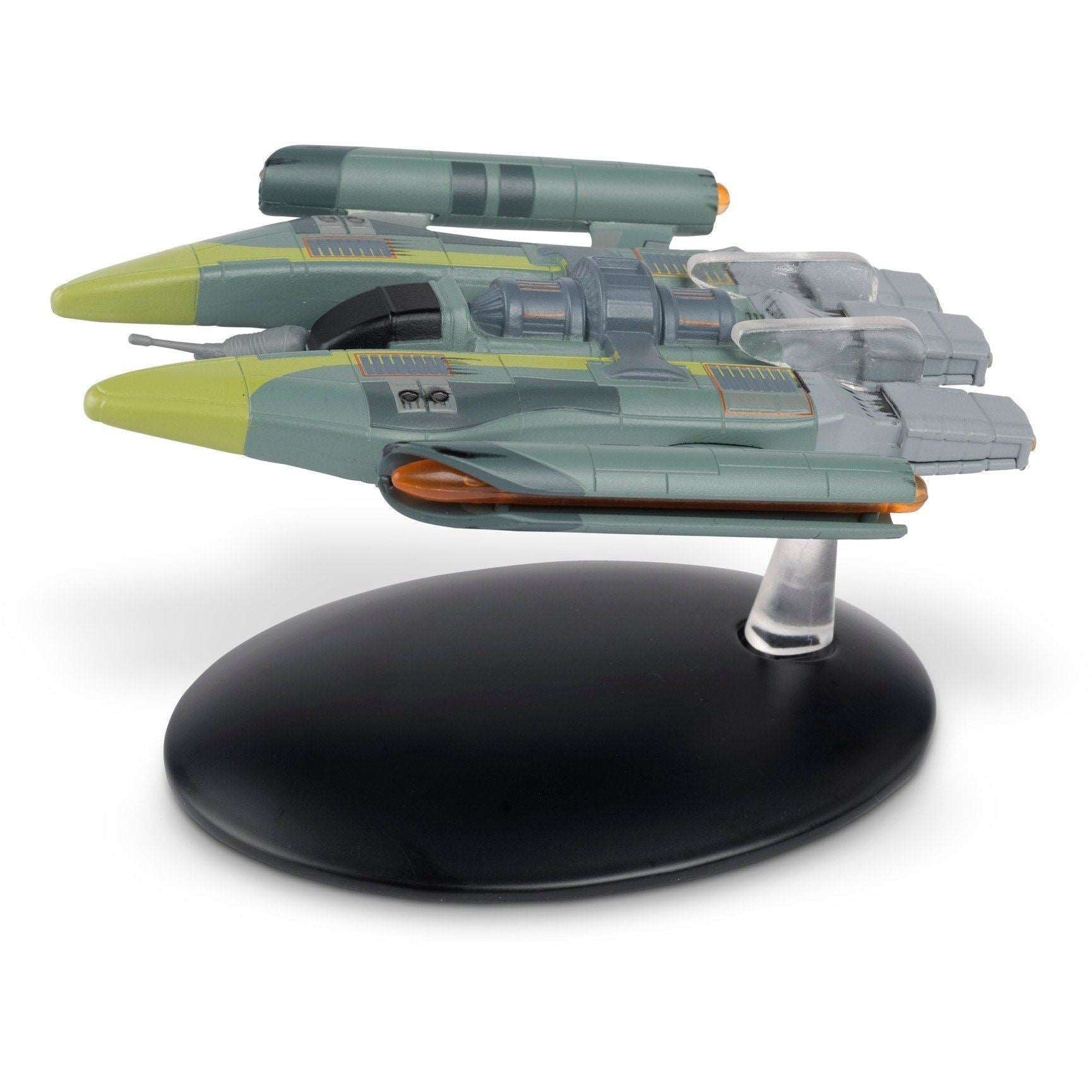#139 Vaadwaur Assault Fighter Model Die Cast Ship (Eaglemoss / Star Trek) Real Merch